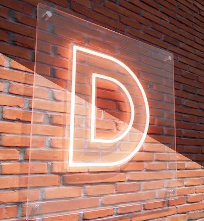 Neon LED Flat Backing