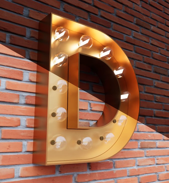 Retro Box Letters