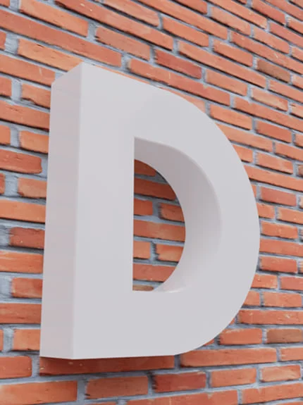 Plexiglass Illuminated Channel Letters
