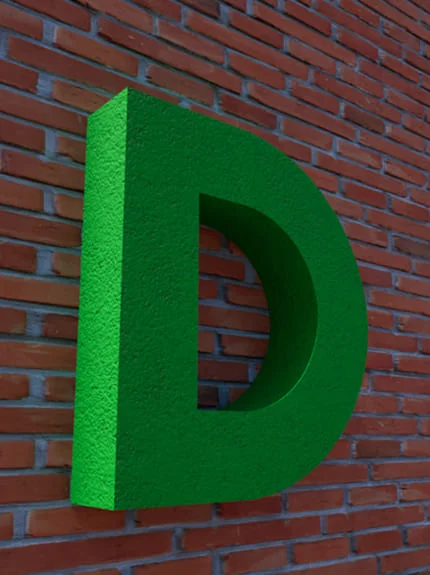 RAL Painted Styrofoam Letters