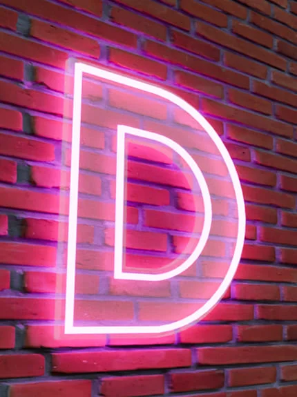 Pink LED Neon Sign