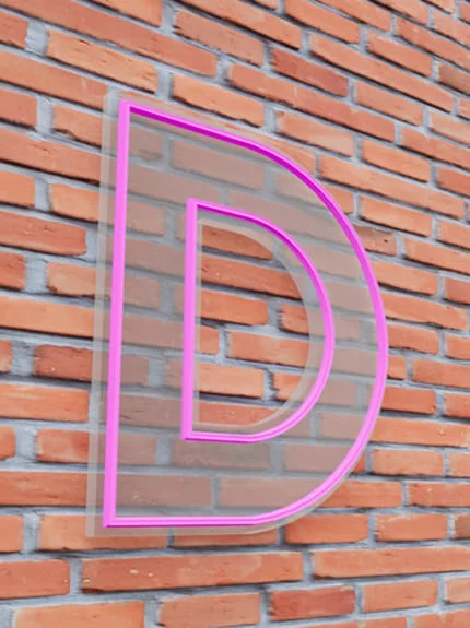 Pink LED Neon Sign